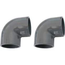 WELL2WELLNESS 2000162 - 2x PVC Winkel 90° 40mm