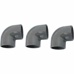 WELL2WELLNESS 2000163 - 3x PVC Winkel 90° 40mm
