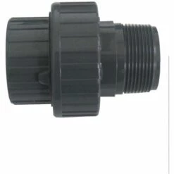 WELL2WELLNESS PVC-U Verschraubung Spritzguss Mit Klebeanschluss X Außengewinde 50 Mm X 2"