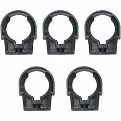 WELL2WELLNESS 5 X PVC Rohrschelle Schwarz