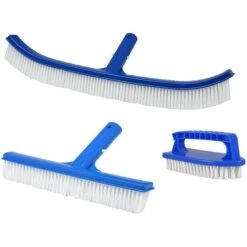 WELL2WELLNESS Pool Bürsten SET 3-teilig