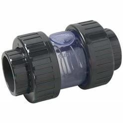 WELL2WELLNESS PVC-Kegelrückschlagventil Transparent 63mm
