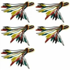 CHILITEC 50 Krokodilklemmen Verbinder Satz Kroko Set 50 Kabel