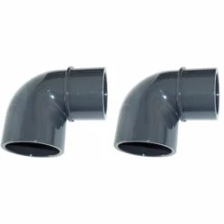 WELL2WELLNESS 2x PVC Winkel 90° Reduktion