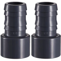 WELL2WELLNESS 2 X PVC Druckschlauchtülle Mit Klebeanschluss 50 X 38 Mm