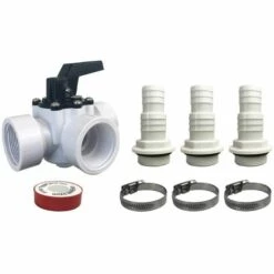 WELL2WELLNESS Pool Bypass Set 8 Teilig