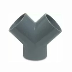 SCHLAUCH24 PVC-U Y-Stück Mit 2fach Klebemuffen 50 Mm