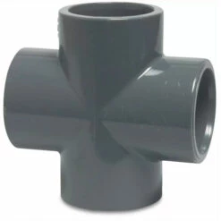 SCHLAUCH24 PVC-U Kreuzstück Mit Klebemuffen 20 Mm