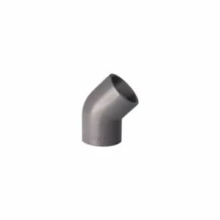 GFROHR GF Winkel 45 GradPVC-U Da63 PN16 Beidseit.Klebemuffe 721150111