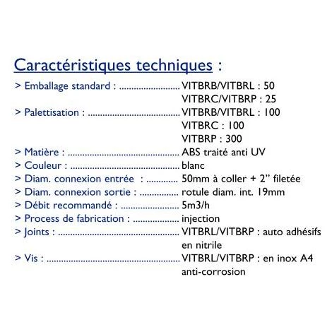 Auslassdüse Vitalia Schale Aqualux – Bild 2