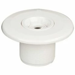 SUINGA Multiflow-Injektionsdüse Mit 2"-Außengewinde Und Ø 50 Mm Innenkleber, Farbe Weiß.