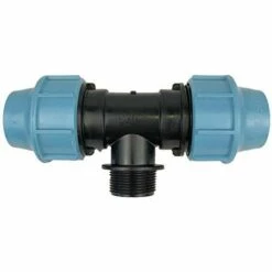 WELL2WELLNESS PP Klemmverbinder T-Stück Mit 2 X Kupplung X Außengewinde