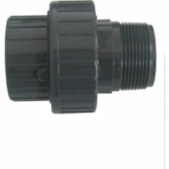 WELL2WELLNESS PVC-U Verschraubung Spritzguss Mit Klebeanschluss X Außengewinde 40mm X 1 1/4" 2er-Set