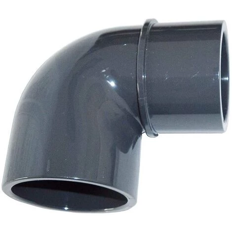 WELL2WELLNESS PVC Winkel 90° Reduktion 63 X 63/50 Mm 3er-Set