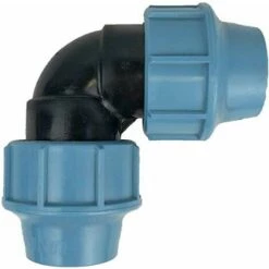 WELL2WELLNESS PP Klemmverbinder Winkel 90° Mit 2 X Kupplung PP Klemmverbinder Winkel 90° Mit 2 X Kupplung 50 Mm