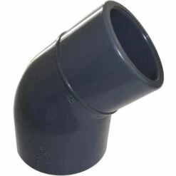 WELL2WELLNESS PVC Winkel 45° Reduktion 63 X 63/50 Mm 2er-Set