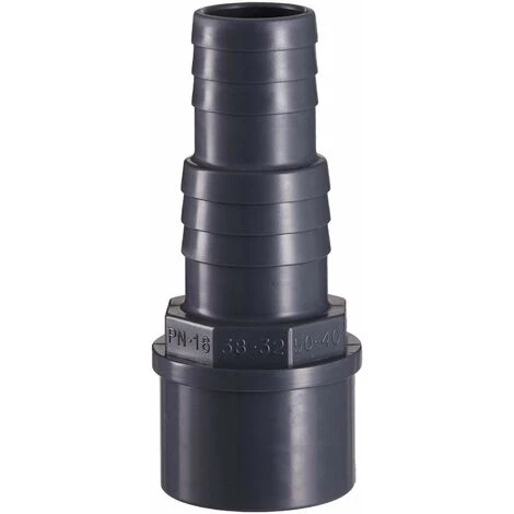 WELL2WELLNESS PVC Druckschlauchtülle Klebeanschluss 50x38x32 Mm 2er-Set